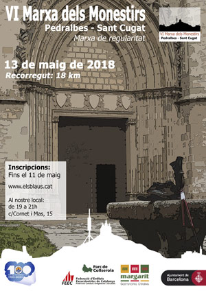 Cartell Marxa dels Monestirs 2018